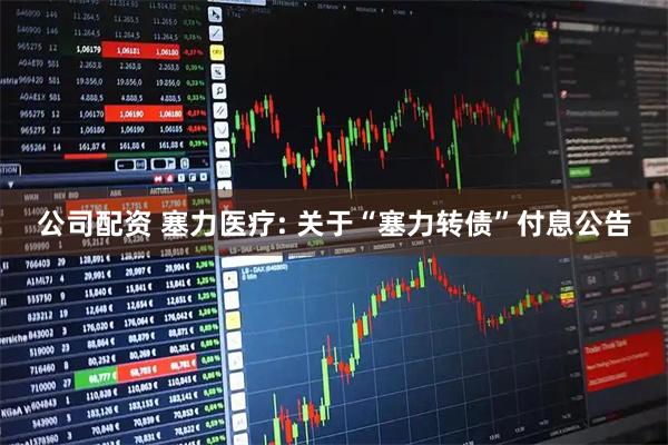 公司配资 塞力医疗: 关于“塞力转债”付息公告